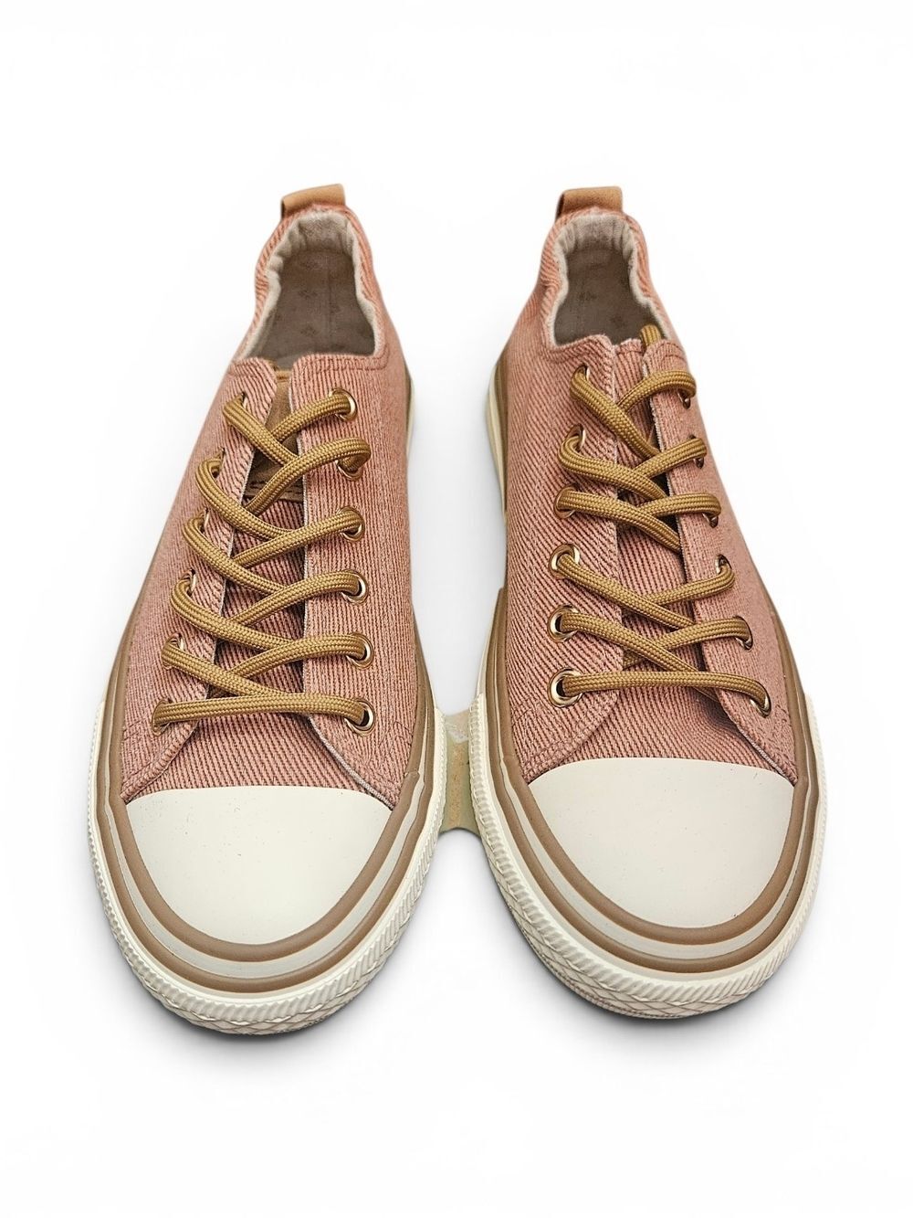 Very G Driana Rust Canvas Sneakers Shoes Size 6.5